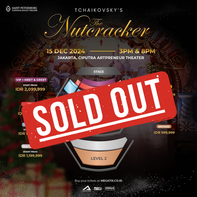 Crescendo’s The Nutcracker Ballet in Jakarta Sells Out Both Shows on December 15!