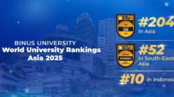 BINUS UNIVERSITY Naik 20 Peringkat Se-Asia dalam Pemeringkatan QS World University Rankings Asia