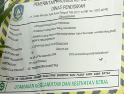 “Luar Biasa” Program Rehabilitasi Sekolah SMAN 5 Tanjungpinang kontraktor: CV. Pulau Tenggel Konsultan Pengawas: CV. Trimetrikarya Konsultan Sesuai Dengan Kerangka Acuan Kerja Serta Berpedoman pada Spesifikasi Teknik yang Berlaku Sehingga Diperoleh Hasil Pekerjaan yang sudah di Tetapkan