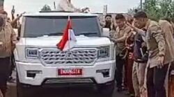 Presiden RI Prabowo Subianto Kunker ke (BLUPPB) Desa Pusakajaya Utara Tinjau Budidaya Ikan Nila Salin.