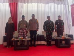 Pabung Dim 0420/Sarko Mayor Dedy Afrizal Hadiri Pembukaan Rapat Pleno Rekapitulasi Hasil Pemilu di Sarolangun