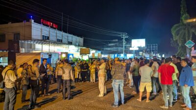 Polres Merangin Siagakan Personilnya Pada Rapat Pleno Penghitungan Suara Tingkat Kabupaten, Pastikan Pilkada Di Merangin Berjalan Aman Dan Kondusif