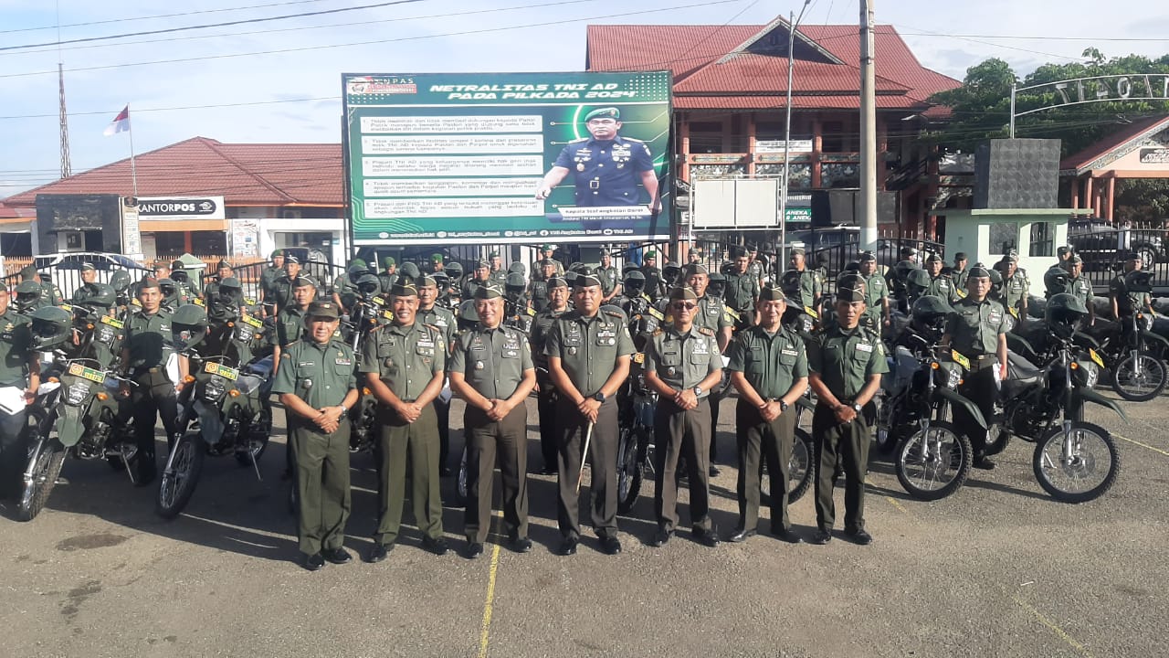 Dukung Kelancaran Tugas ,Dandim 0417/Kerinci Pimpin Penyerahan Randis SPM kepada Para Babinsa      