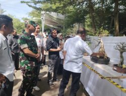 Pameran Bonsai Yang Penuh Pesona, Danramil 420-09/Bangko Ikut Meriahkan Pameran Dan Kontes Bonsai