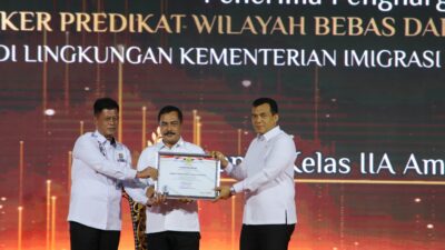 Lapas Batam Raih Predikat Wilayah Bebas dari Korupsi Tahun 2024