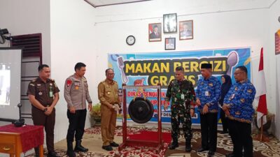 Wujudkan Pendidikan Sehat, Dandim 0420/Sarko Dukung Launching Makan Bergizi Gratis untuk Siswa”