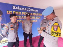 Hari Pertama Ops Lilin Maung 2024, Si Propam Polres Lebak Laksanakan Pengecekan Personil Pam Pospam dan Posyan