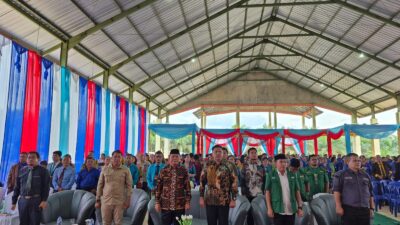 TNI Bersinergi dengan PGI Sarolangun, Pabung Kodim 0420/Sarko Hadiri Pelantikan Pengurus Baru.