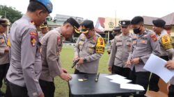 Antisipasi Penyalahgunaan Senpi, Polres Merangin Cek Kelengkapan Senpi Anggotanya