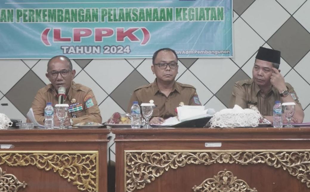 Pj Bupati Pimpin Rapat Evaluasi LPPK 2024 semua Kegiatan Pekerjaan Tahun Anggaran 2024 Rampung 100 Persen