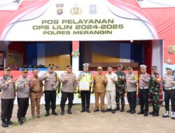 Wakapolda Jambi Tinjau Pos Pam dan Pos Yan Operasi Lilin 2024 di Kabupaten Merangin