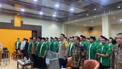 Kapolres dampingi PJ Bupati pada Pelantikan Pimpinan Cabang Gerakan Pemuda Ansor Kabupaten Sarolangun Masa Khidmat 2024 – 2028