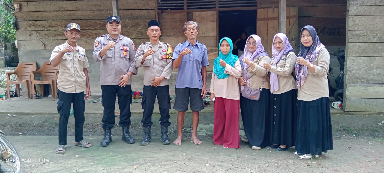 Kapolsek Tabir Selatan ajak Masyarakat untuk mendermakan langsung Rezeki pada Warga Tak Mampu.