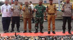 Hasil Ops Pekat, 754 Botol Miras dan 250 Liter Tuak Dimusnahkan Sebanyak 310 Knalpot Brong Juga Dihancurkan