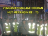 Polres Merangin dan Kodim 0420/Sarko Gandeng Bersama Ciptakan Situasi Kondusif Malam Hiburan HUT Kabupaten Merangin ke-75 tahun 2024.