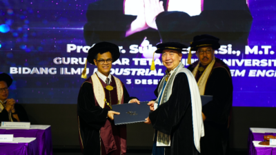 BINUS UNIVERSITY Resmi Miliki Guru Besar Bidang Industrial & System Engineering, Komitmen Untuk Ciptakan Berbagai Solusi Inovatif