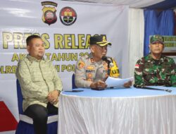 Kapolres Melawi Paparkan Press Release Akhir Tahun 2024