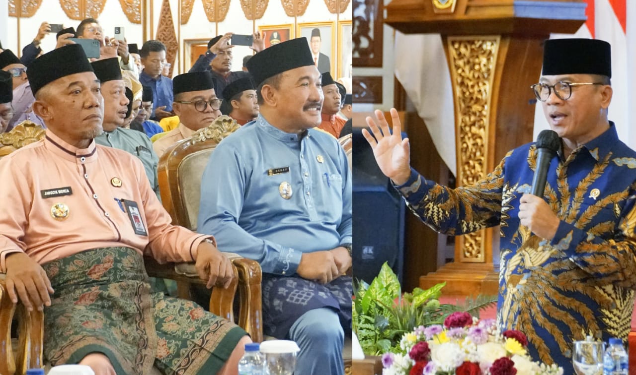 Jangcik, Merangin Siap Petakan Potensi Desa Pj Bupati Bersama Kades Ikuti Pertemuan dengan Menteri Desa dan PDT