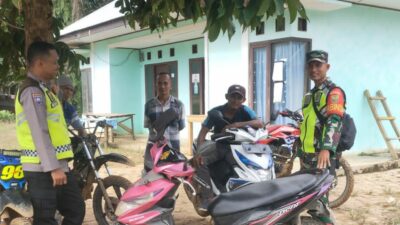 Mendengarkan Aspirasi Warga, Kopda Sujat Miko Lakukan Komsos dengan Bapak Junaidi di Desa Mekar Limau Manis