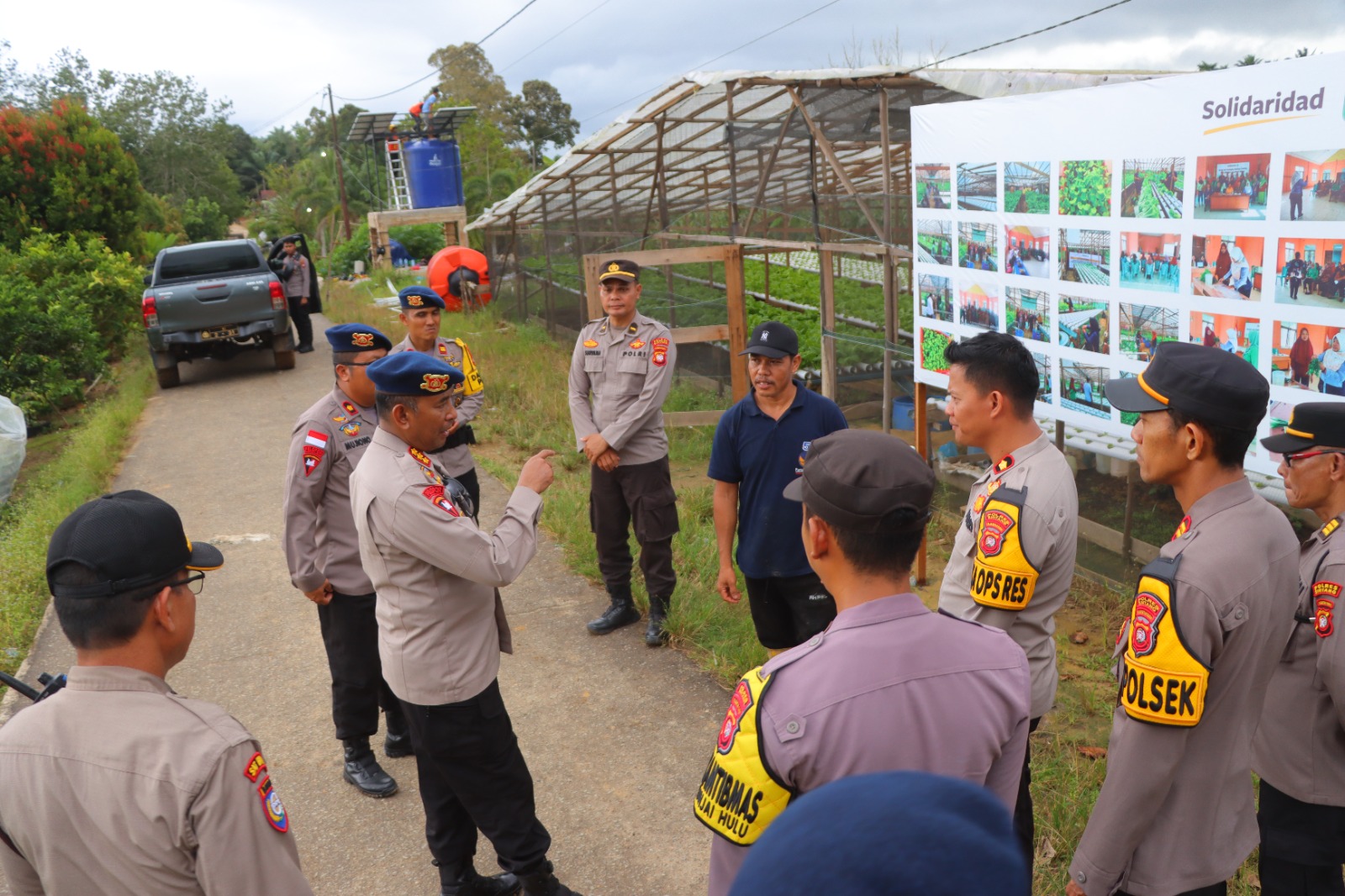 Asistensi Polda Kalbar, Dorong Kesuksesan Program Asta Cita Ketahanan Pangan di Kabupaten Sintang