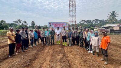 Polsek Sarolangun Launching Gugus Tugas Polri Dukung Ketahanan Pangan