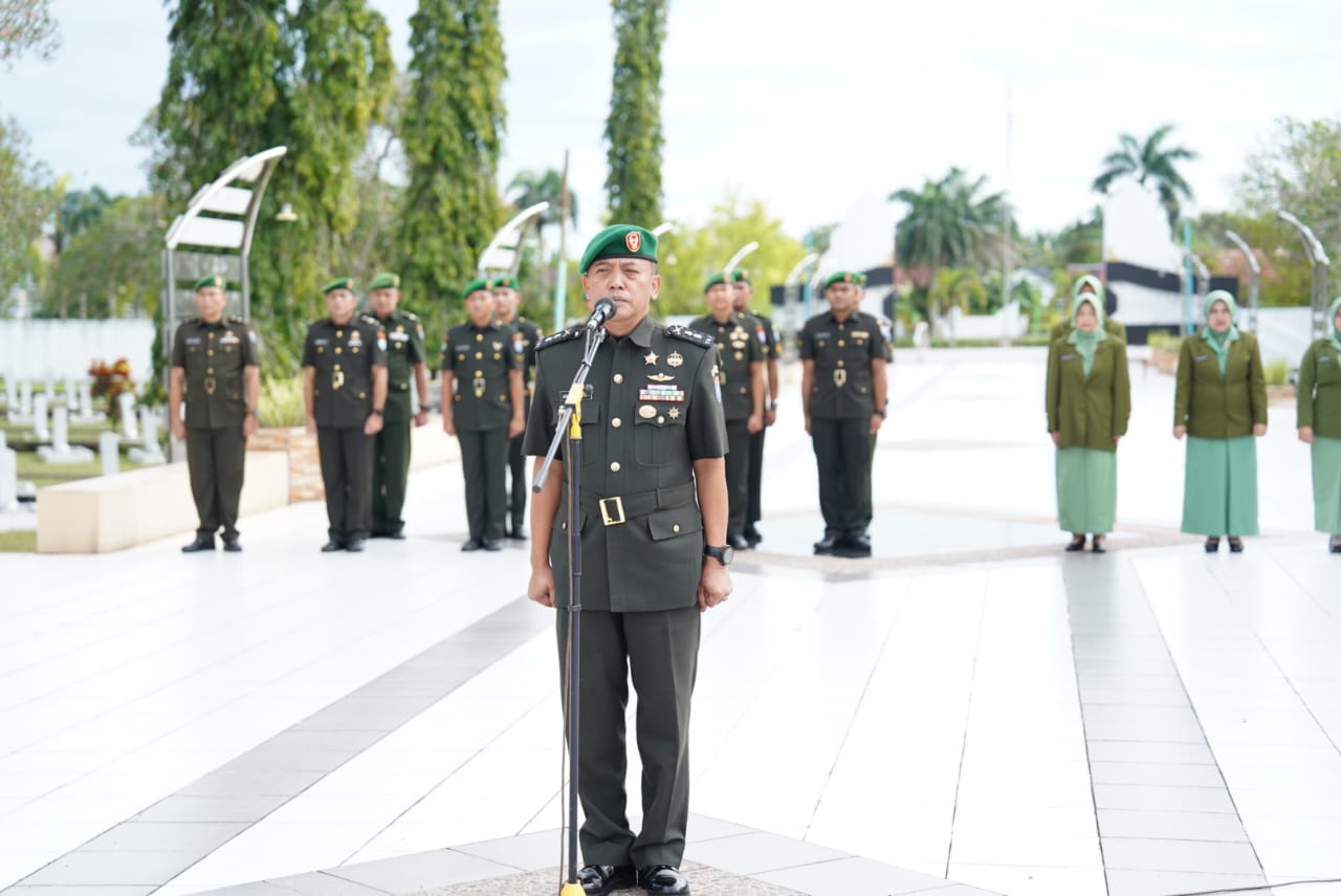 Berlangsung Sederhana, Pendam XII/Tpr Gelar Syukuran Peringatan HUT ke-74 Penerangan TNI AD