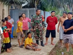 Sertu Akil Lukman Hadir di Tengah Masyarakat Desa Bernai, Pererat Tali Persaudaraan Lewat Komsos