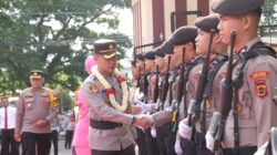 Polres Merangin Gelar Apel Pisah Sambut Kapolres Merangin