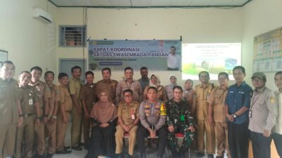 Rapat Koordinasi Satgas Swasembada Pangan di Kabupaten Sarolangun, Dandim 0420/Sarko Diwakili Pabung Mayor Chk Dedy Afrizal SH., MH.