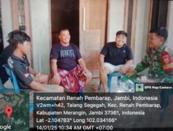 Setelah Tahun Politik, Babinsa Serka Joni Apri Jalin Kerja Sama Lebih Erat dengan Warga Desa Talang Segagah