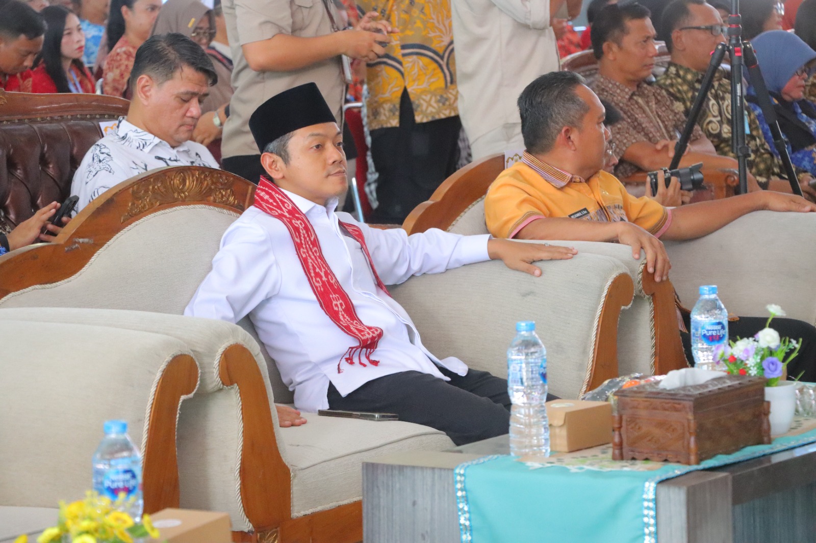 DaLam Rangka Kunjungan Wakil Menteri Pendidikan Dasar dan Menengah RI Polres Sintang Lakukan Pengamanan