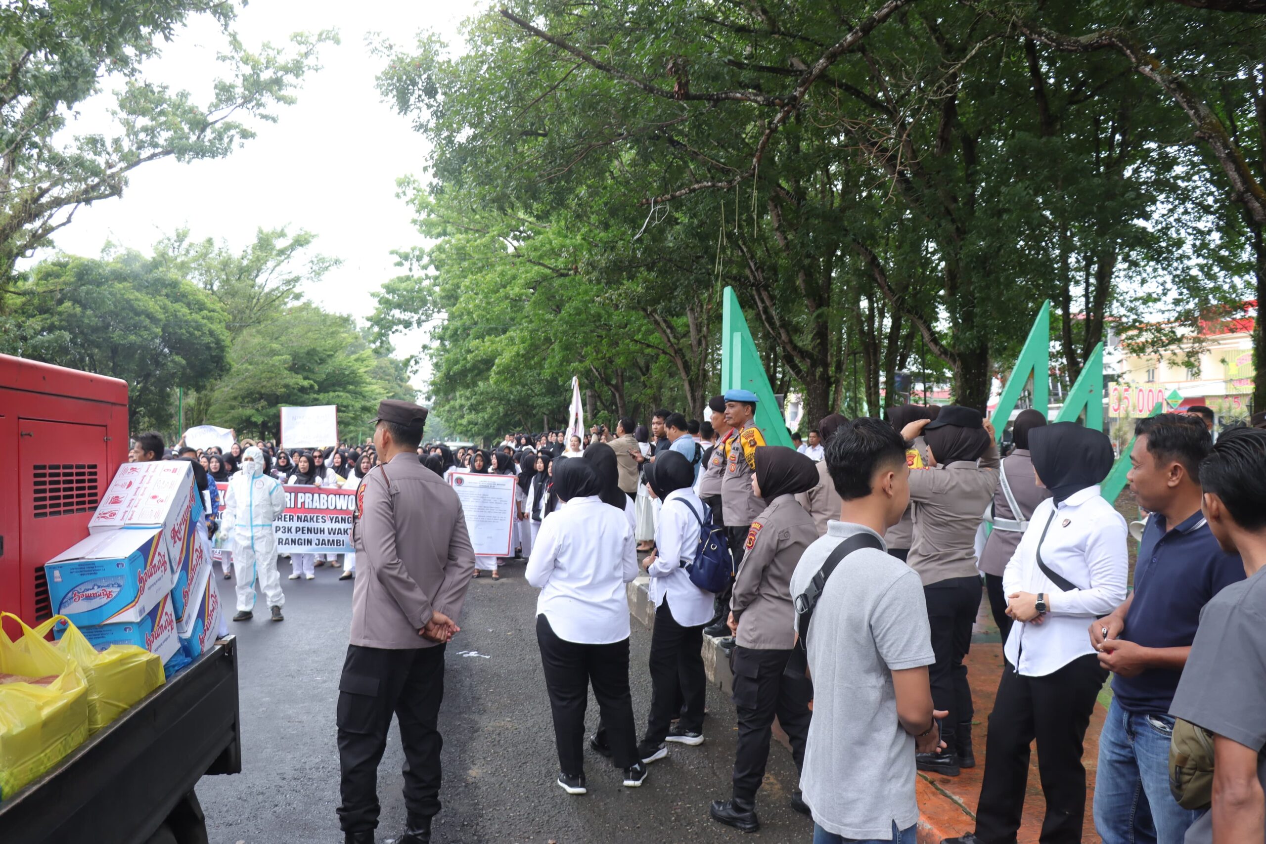 Kedepankan Tindakan Humanis, Polres Merangin Siap Amankan Aksi Damai Tenaga Honorer Kesehatan Merangin