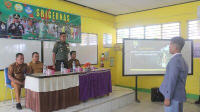 Dandim 0420/Sarko Gelorakan Semangat Srigernas (Sriwijaya Gelorakan Nasionalisme), Pimpin Upacara Bendera di SMAN 1 Merangin