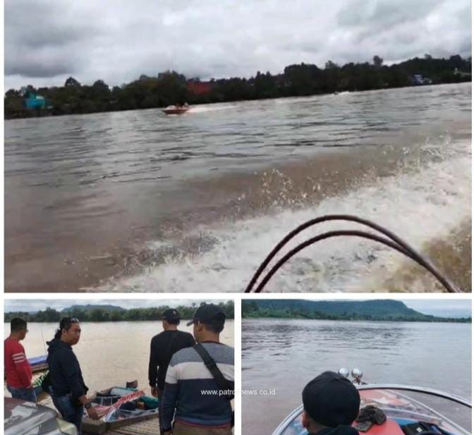 Polres Sanggau Gelar Patroli Sungai Kapuas, Aktivitas PETI Tidak Ditemukan Serta Nihil