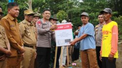 TNI Polri dan Forkopimda Kabupaten Sarolangun Tanam Jagung Serentak Yang Diprakarsai Polres Sarolangun.