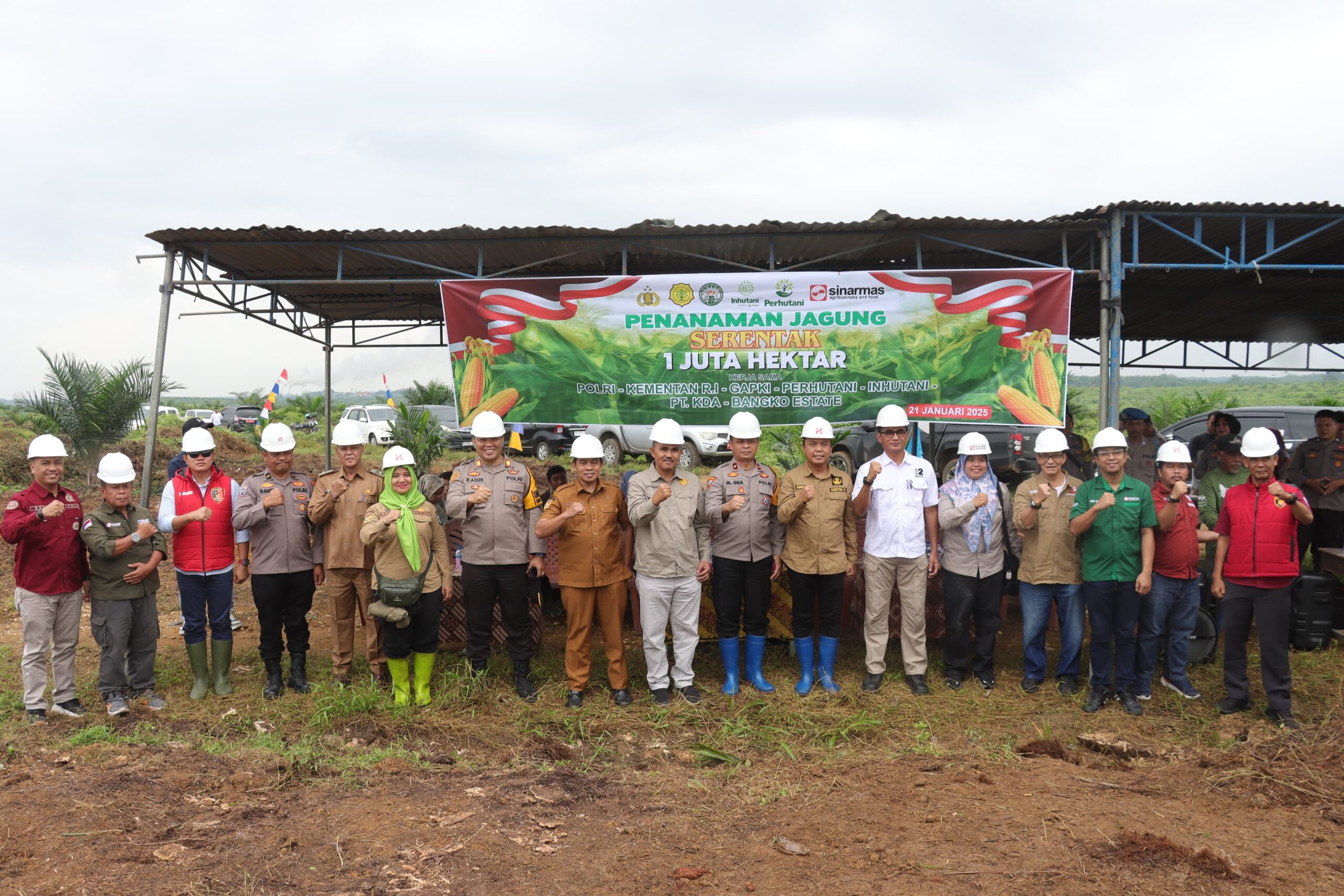 Dukung Program Ketahanan Pangan Pemerintah, Kapolres Merangin : Kita Berdayakan Sumber Daya Yang Ada