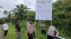 Polsek Kota Muara Bungo Gelar Himbauan Larangan Penambangan Emas Tanpa Izin di Dusun Purwobakti