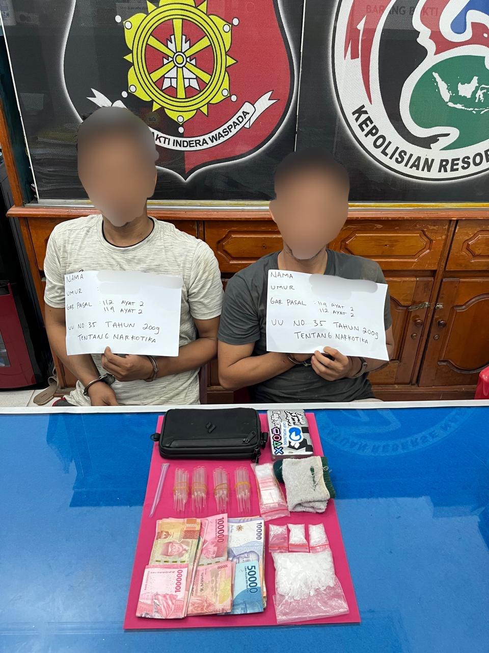 Satresnarkoba Polres Tebo Ungkap Dua Kasus Peredaran Narkotika Jenis Sabu Di Desa Aur Cino