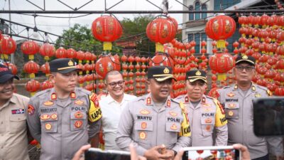 Polres Kubu Raya Kerahkan Ratusan Personel dan Gelar Patroli Skala Besar Amankan Perayaan Imlek