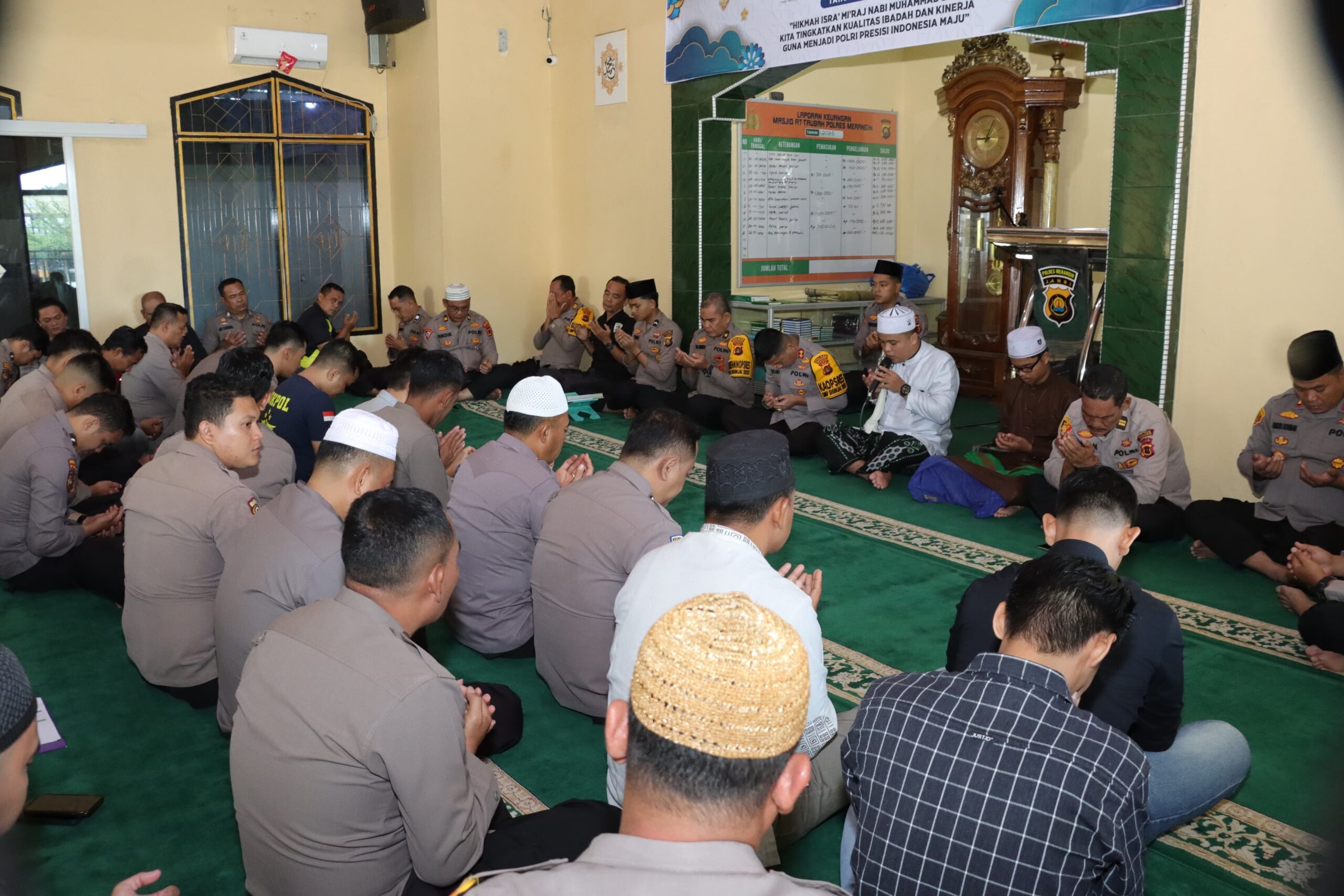 Polres Merangin Gelar Peringatan Isra Mi’raj Nabi Muhammad SAW 1446 H