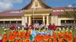 Satlantas Polres Merangin,POLISI CILIK Ajang Edukasi Sesak Dini dengan Penerapan Bermain Sambil Belajar.