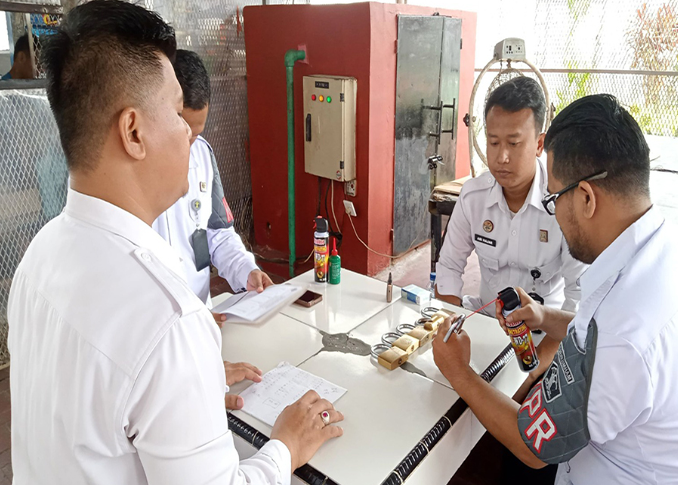 Cegah Gangguan Keamanan, Rutan Batam Lakukan Perawatan Rutin dan Rolling Gembok Kamar Hunian