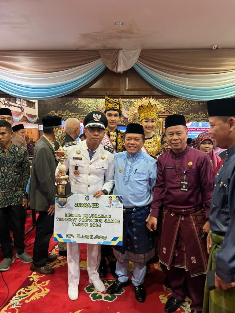 Kelurahan Tebingtinggi Berhasil  Juara  1 Dalam Lomba Tingkat Kelurahan/Desa Tahun  2025 Tingkat Kabupaten Tebo