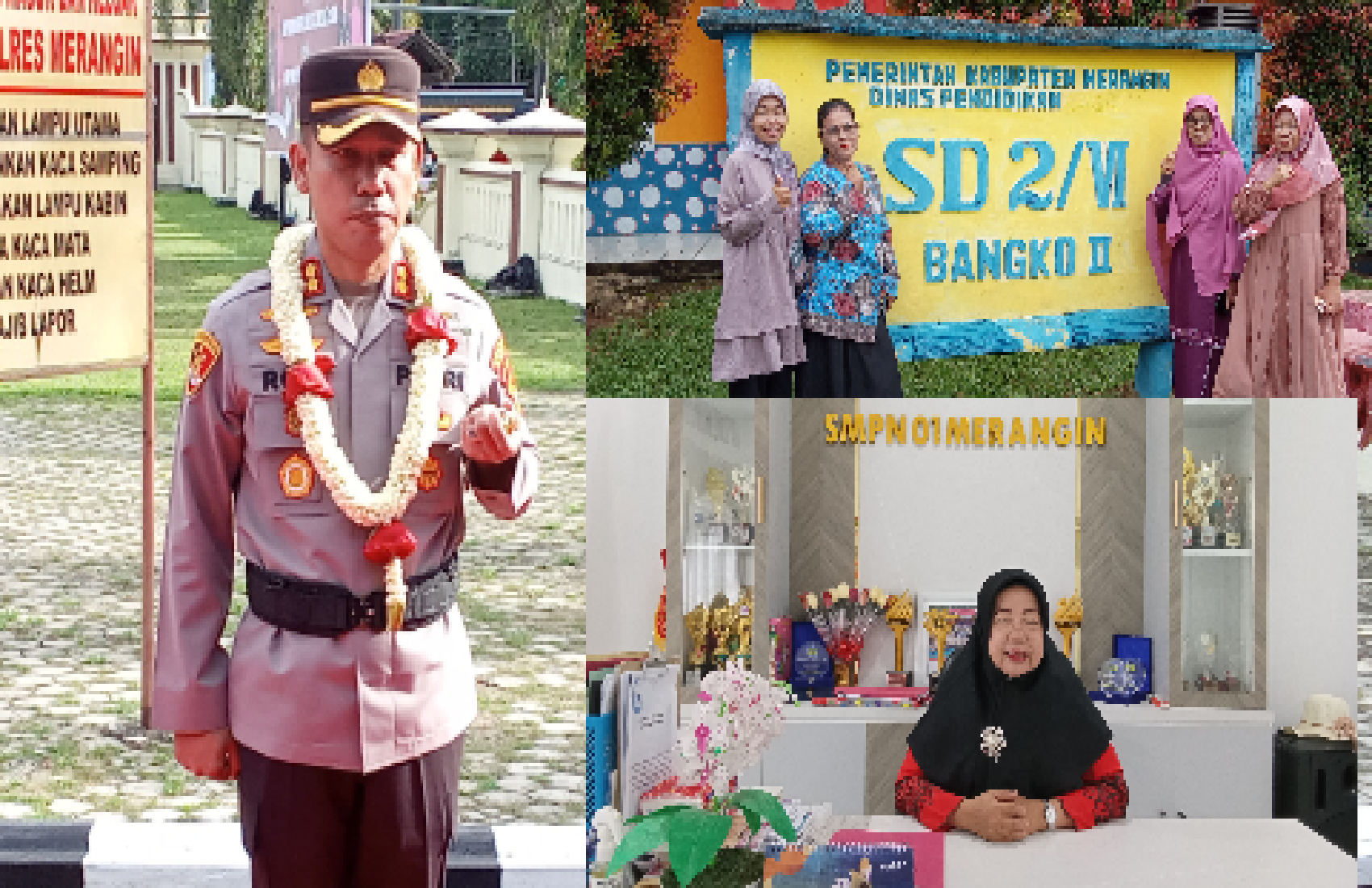 Lulusan SDN-02 dan SMPN-01 ,AKBP. Roni Syahendra. SH. S.IK. M.Si Pimpin Jajaran Polres Merangin 