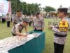 Kapolres Pimpin Apel Serah Terima Jabatan Wakapolres,Kasat dan Kapolsek DiJajaran Polres Merangin.