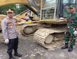 Dua Belas Hari Menjabat Selaku Kapolres Merangin,Satu Unit Exavator Di Gunakan Untuk Expoiltasi Ilegal Berhasil di Amankan