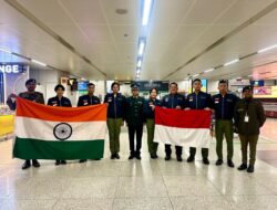 Hadiri National Cadet Corps Republic Day Camp, Enam Taruna Unhan Tiba di India