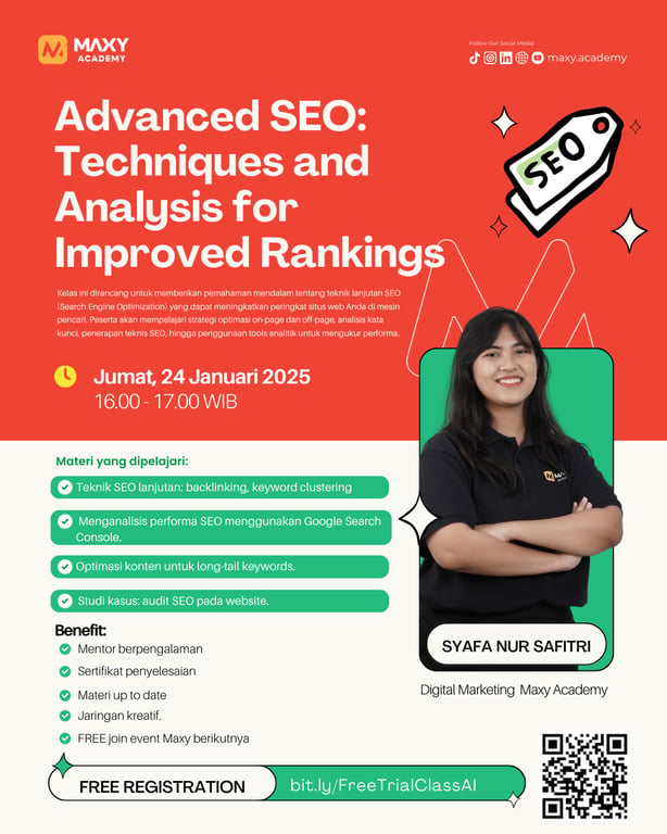 MAXY Academy Beri Pelatihan Gratis: Strategi SEO Jangka Panjang untuk Bisnis Digital