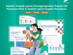 Template Laporan CSR Penanaman dan Pemantauan Pohon, Gratis!