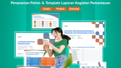 Template Laporan CSR Penanaman dan Pemantauan Pohon, Gratis!